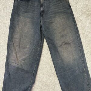 H&M Black Relaxed Jeans Comfortable Fit